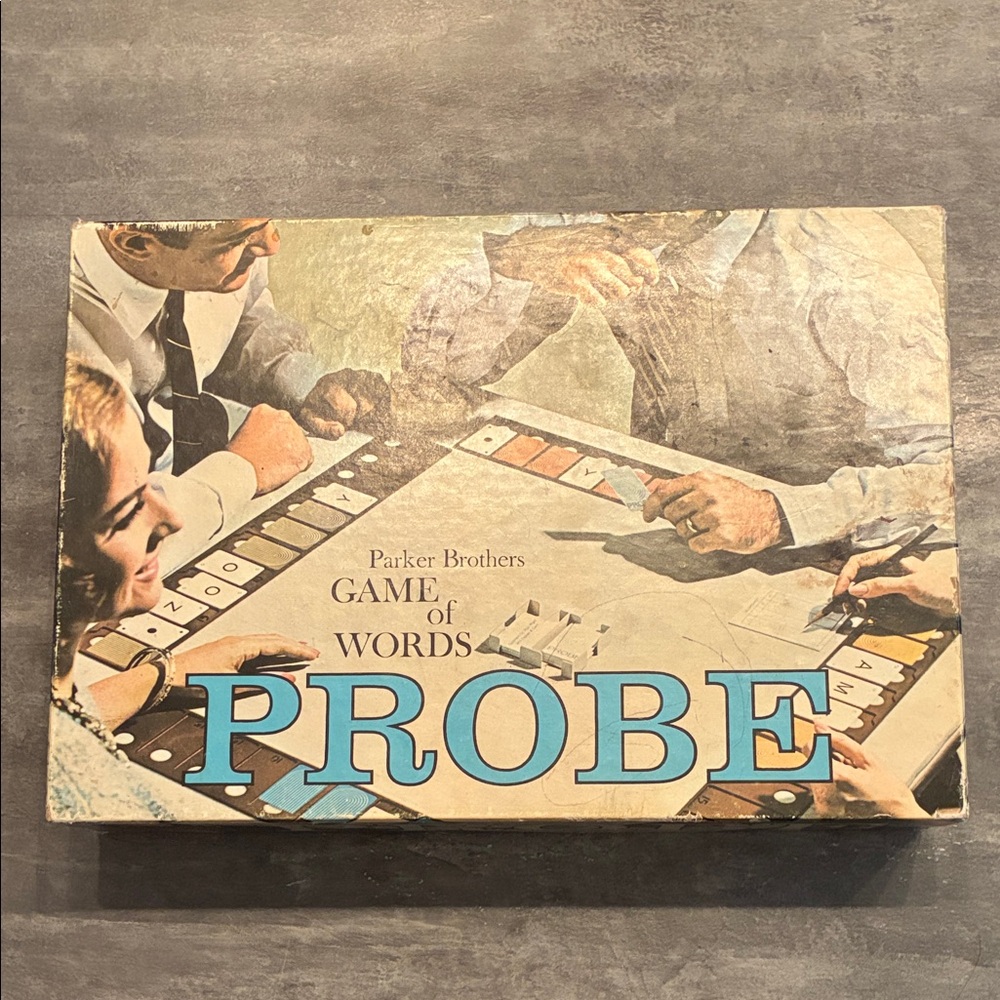 Vintage Parker Brothers Probe Game of Words